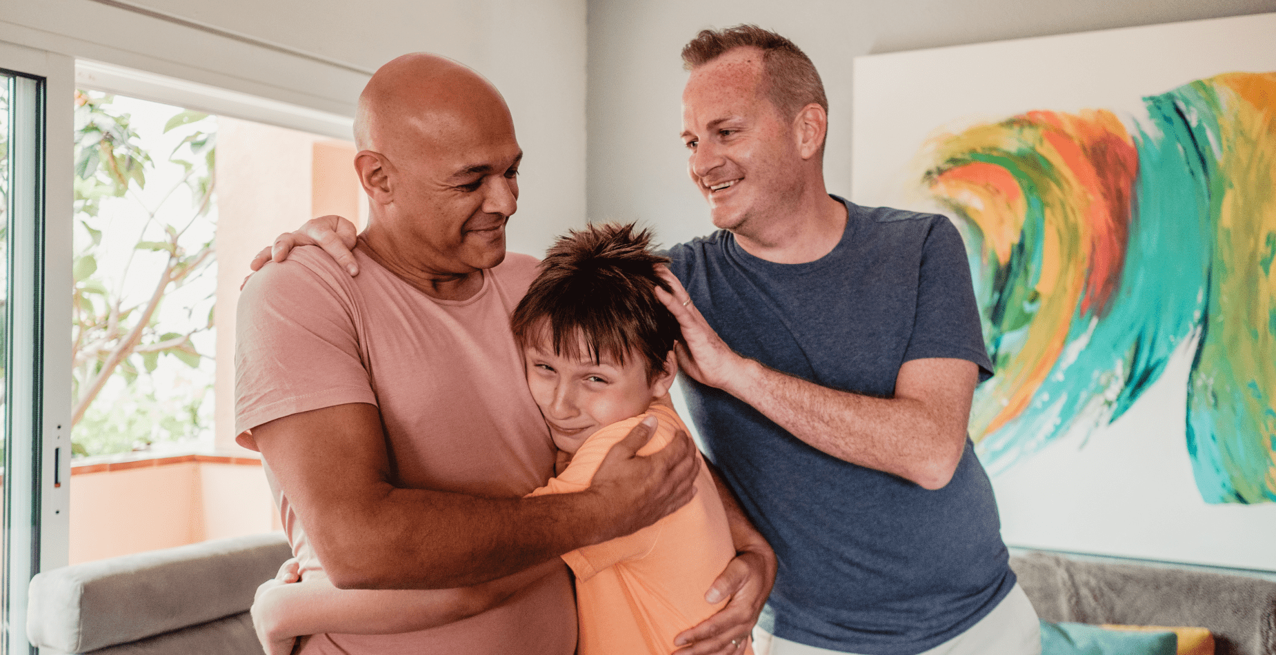 Person finding a supportive space during LGBTQ+ affirming therapy